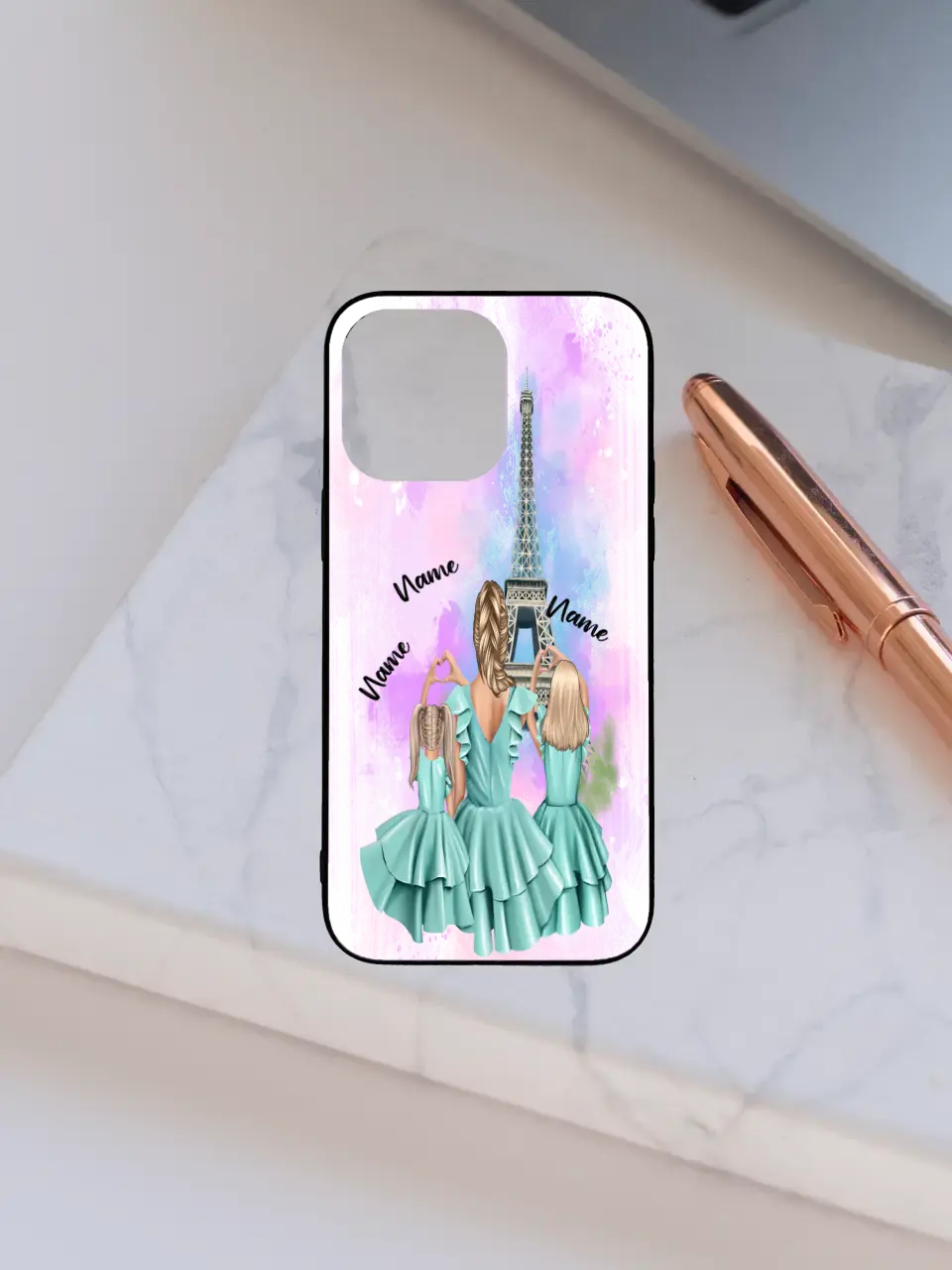 Mutter ; 2 Töchter Partnerlook