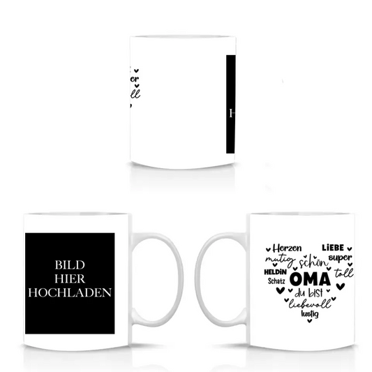 Personalisierte Tasse für Oma