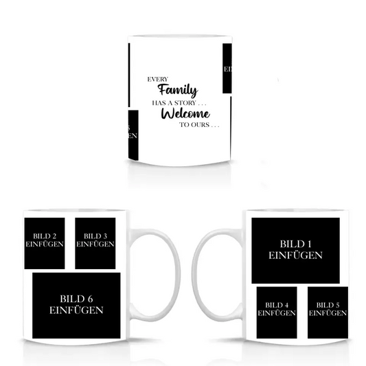 Personalisierte Tasse 3 - Family